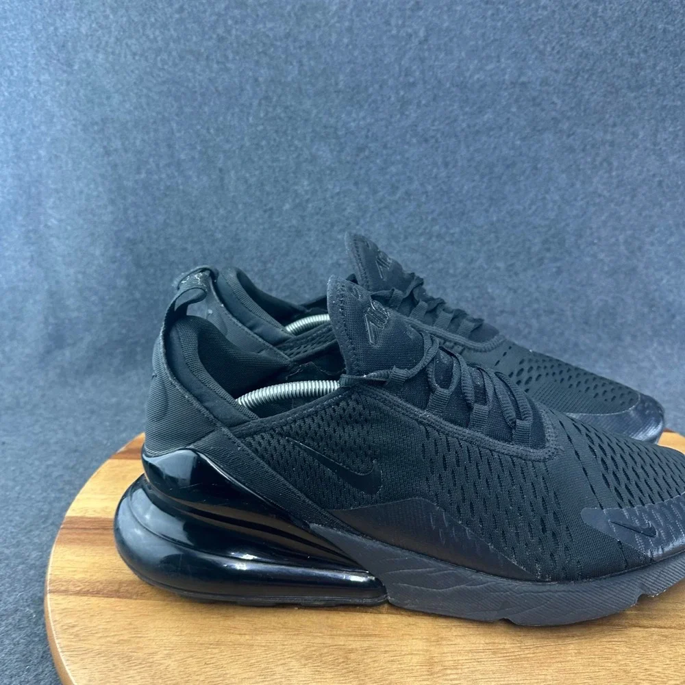 Nike Air Max 270 Triple Black Size 14 Men's Running Training Shoes AH8050-005